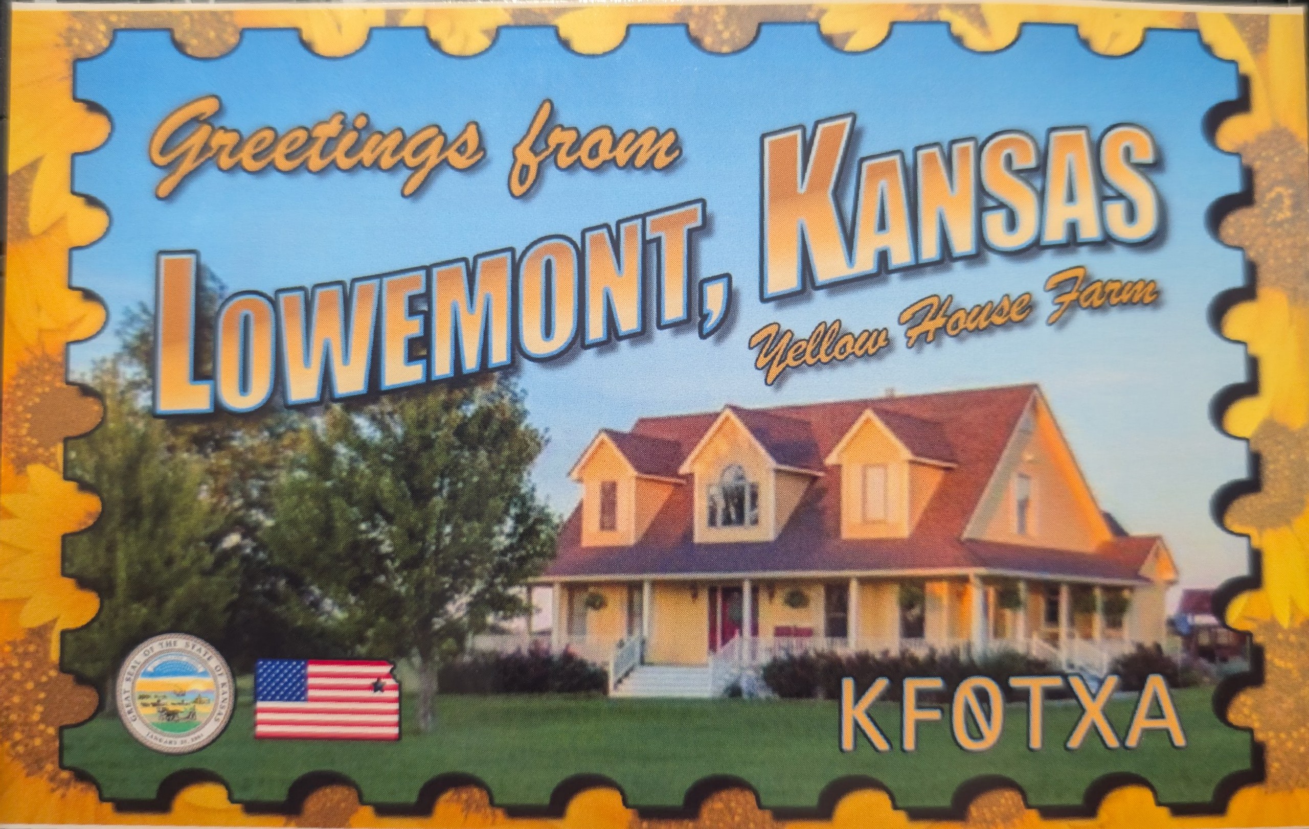Physical QSL from KF0TXA